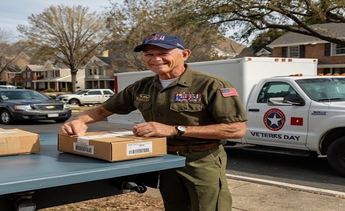 mail delivery on veterans day