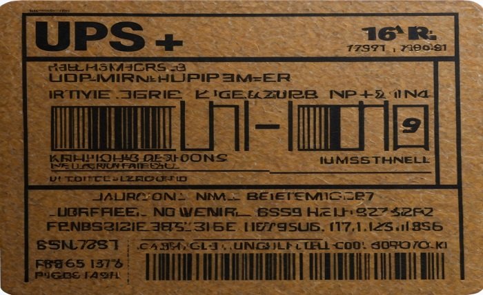 ups label