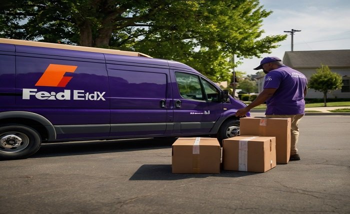 fedex change delivery address